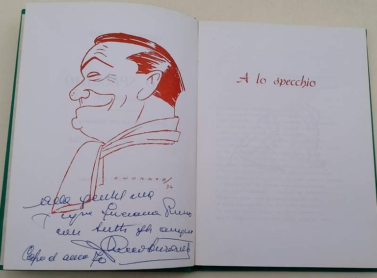 A LO SPECCHIO(POESIE ROMANESCHE)ANTICIPO SULLE MIE MEMORIE-RICORDO DI PETROLINI( 1969)