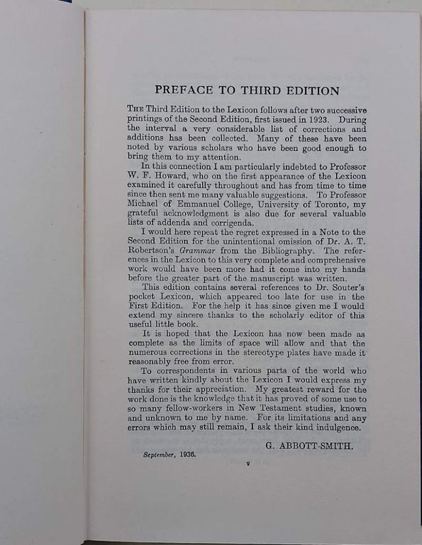 A MANUAL GREEK LEXICON OF THE NEW TESTAMENT(1977)