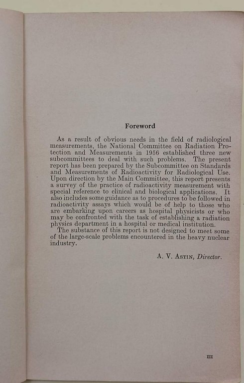 A MANUAL OF RADIOACTIVITY PROCEDURES(1961)