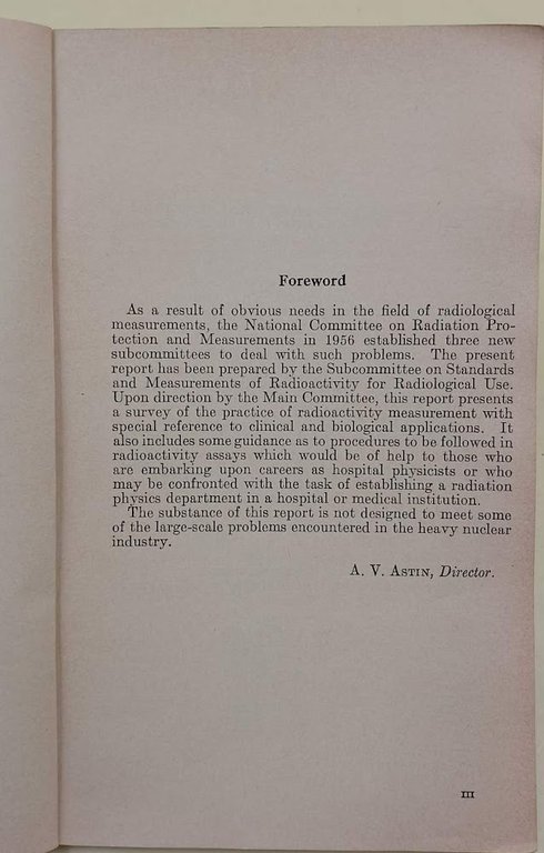 A MANUAL OF RADIOACTIVITY PROCEDURES(1961)