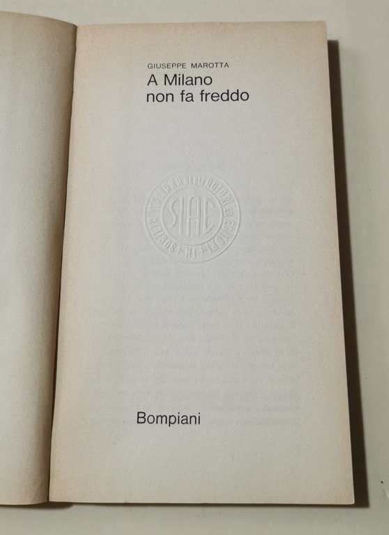 A Milano non fa freddo