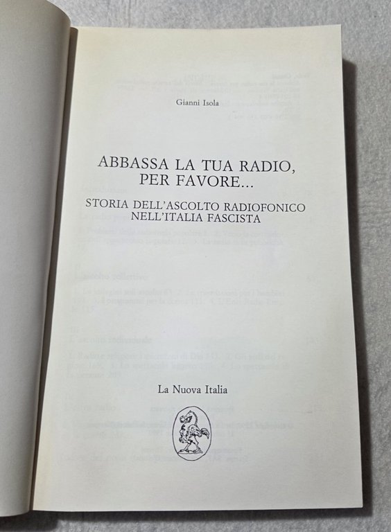 Abbassa la tua radio per favore..- Storia dell'ascolto radiofonico nell'Italia … | Immagine Gallery 2