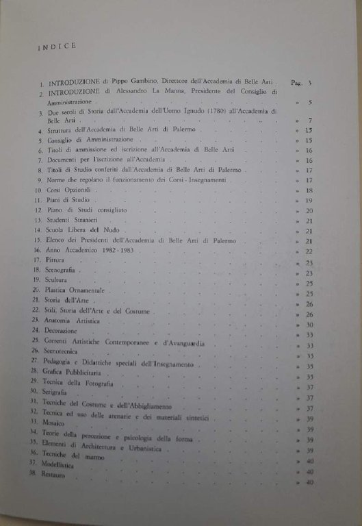 ACCADEMIA DI BELLE ARTI PALERMO(1983)