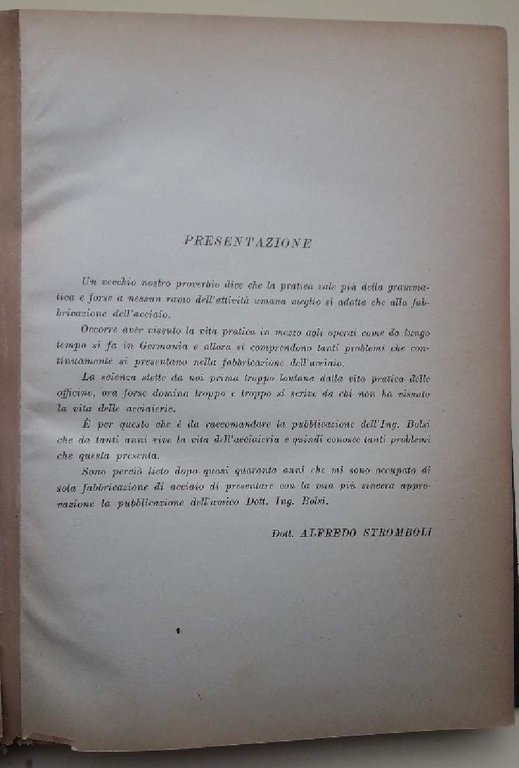 ACCIAIERIE E FONDERIE DI ACCIAIO-IMPIANTI E CENNI PRATICI SUI PROCESSI …