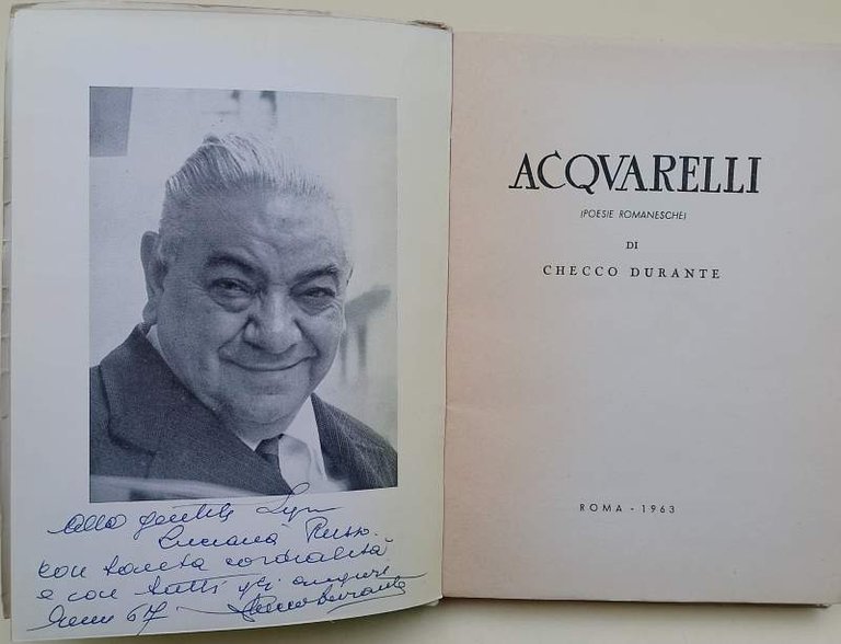 ACQUARELLI(POESIE ROMANESCHE)(1963)