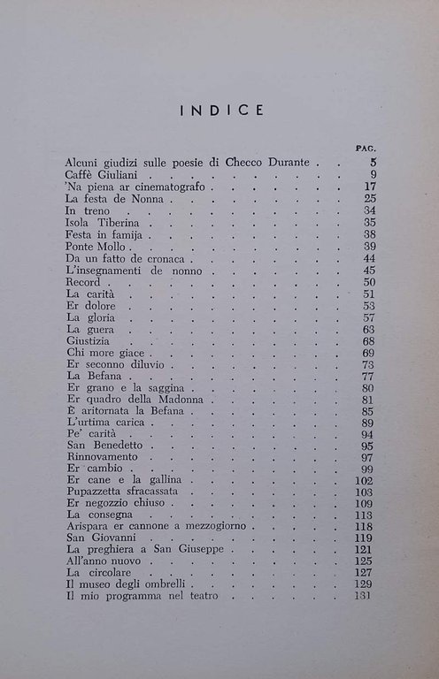 ACQUARELLI(POESIE ROMANESCHE)(1963)