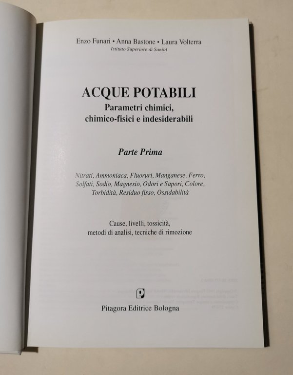 Acque potabili. Parametri chimici, chimico-fisici e indesiderabili (Vol. 1) | Immagine Gallery 2