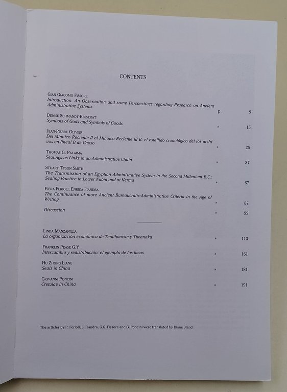 Administration in Ancient Societies