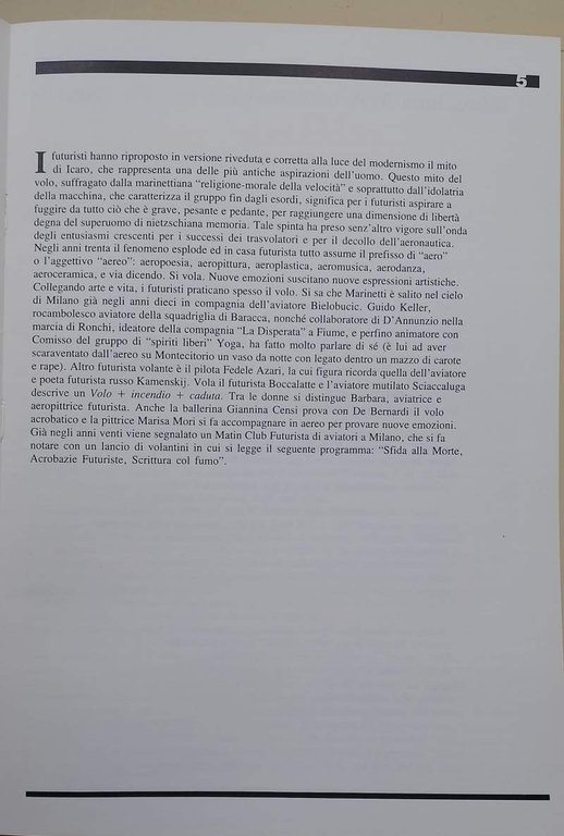 AERO...FUTURISMO E MITO DEL VOLO(1985)