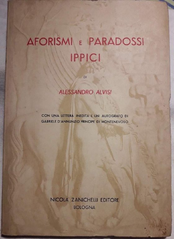 AFORISMI E PARADOSSI IPPICI(1938)
