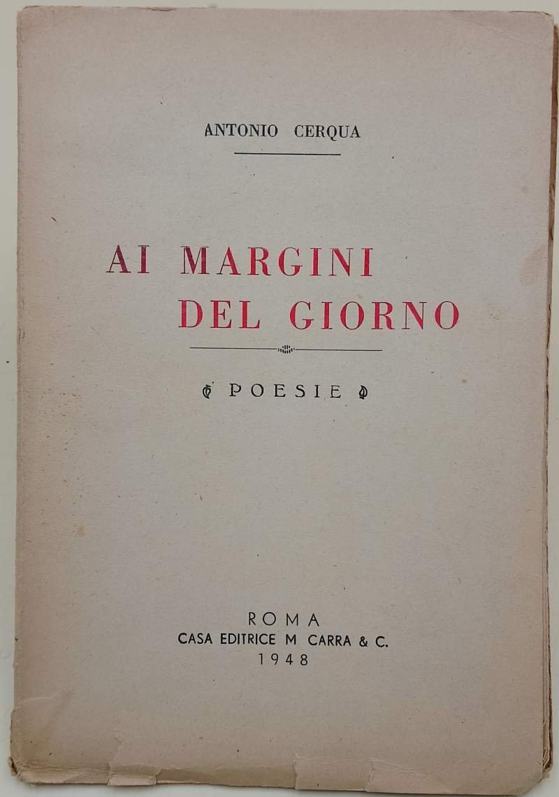 AI MARGINI DEL GIORNO-POESIE(1948)