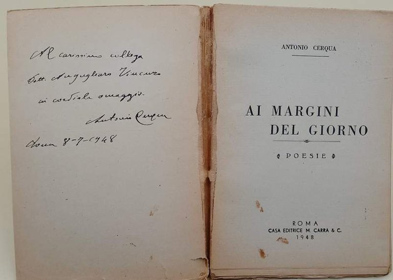 AI MARGINI DEL GIORNO-POESIE(1948)