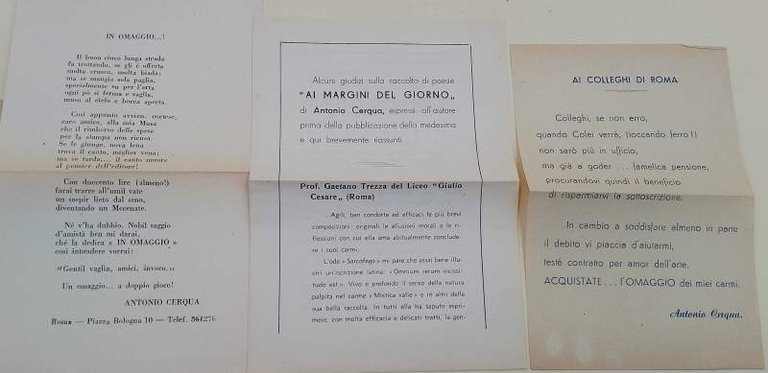 AI MARGINI DEL GIORNO-POESIE(1948)