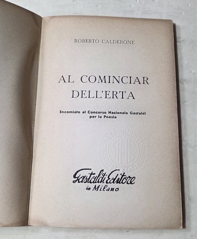 Al cominciar dell'erta