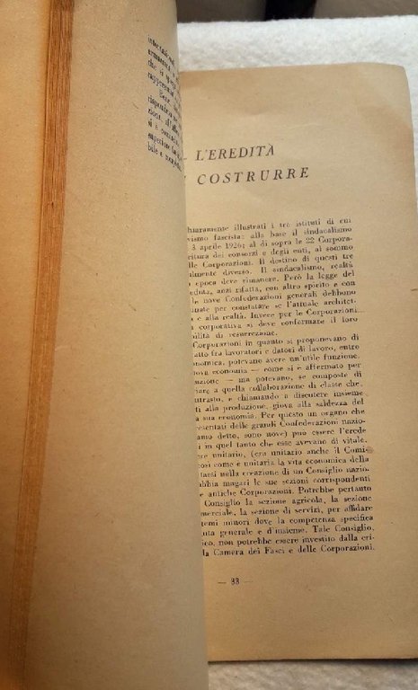 ALBA E TRAMONTO DEL SINDACALISMO E CORPORATIVISMO FASCISTA( 1943)