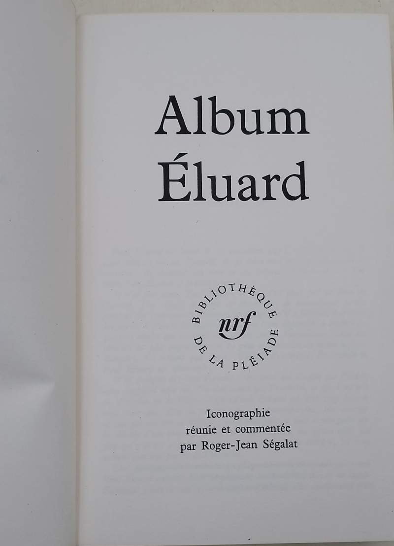 ALBUM ELUARD - 1968