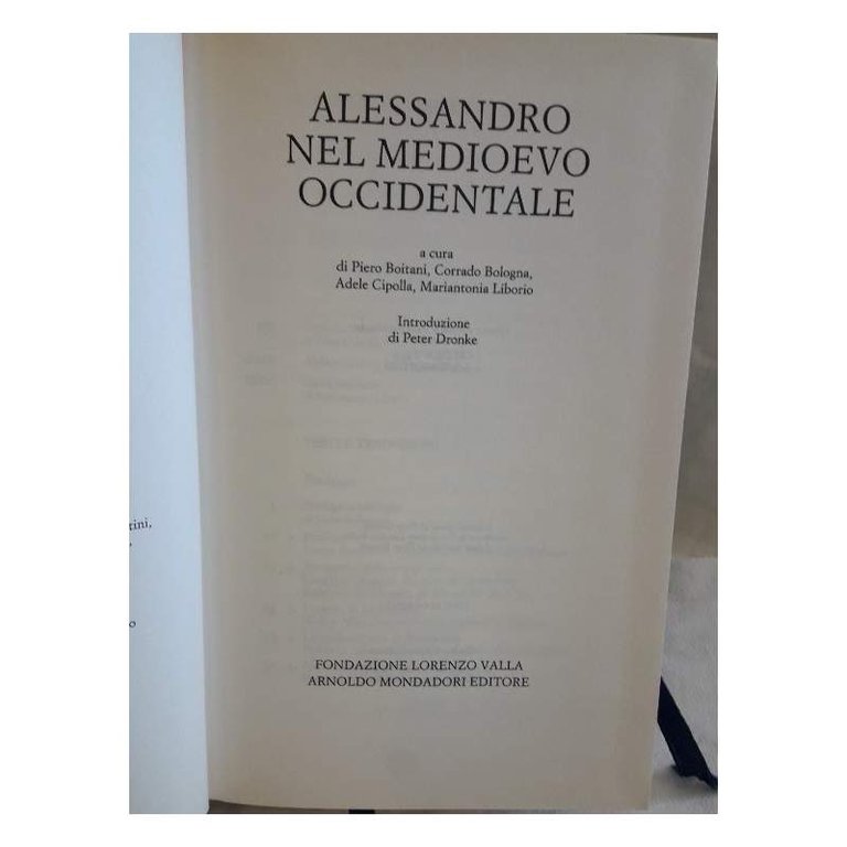 ALESSANDRO NEL MEDIOEVO OCCIDENTALE(1997)