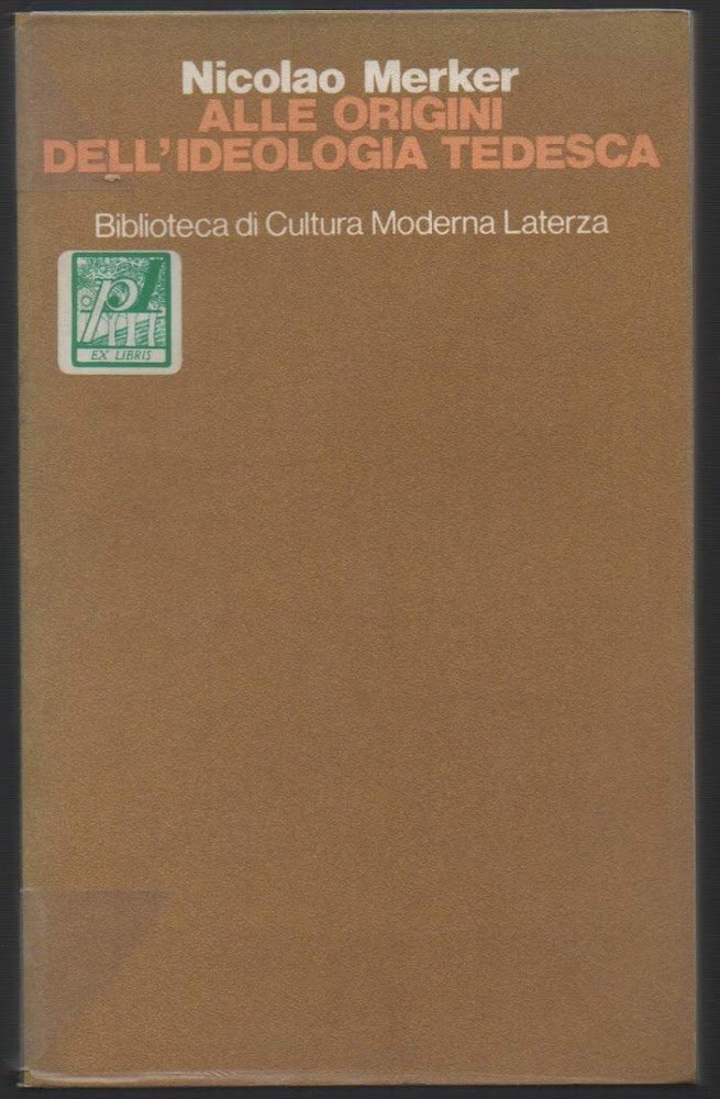 ALLE ORIGINI DELL'IDEOLOGIA TEDESCA (1977)