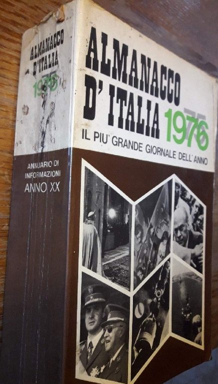 ALMANACCO D'ITALIA-IL PIU' GRANDE GIORNALE DELL'ANNO 1975/1976