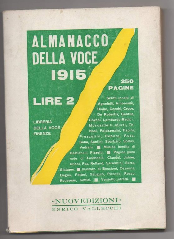 ALMANACCO DELLA VOCE 1915
