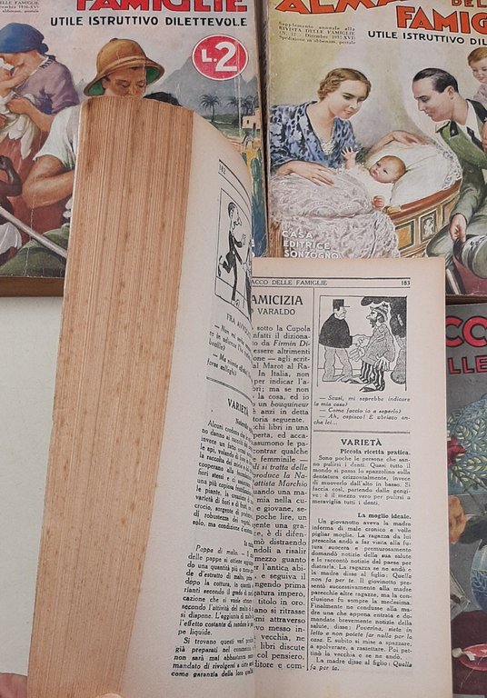 Almanacco delle famiglie- utile istruttivo dilettevole: 1933/1934/1936/1937/1938/1939/1940 - 7 numeri | Immagine Gallery 4