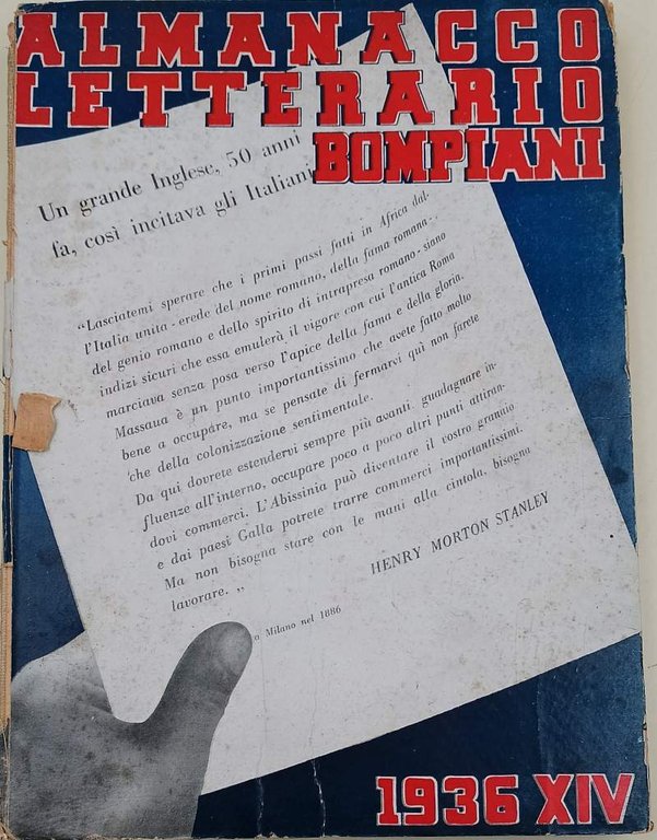 ALMANACCO LETTERARIO BOMPIANI(1936)