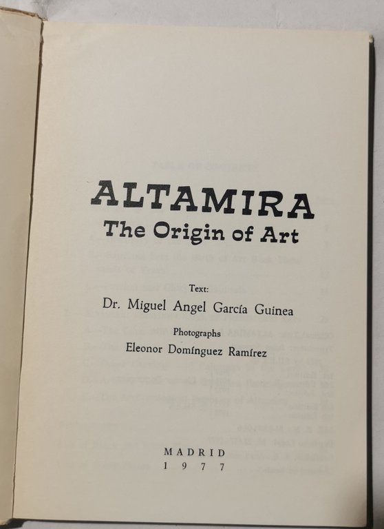 Altamira - The origin of art