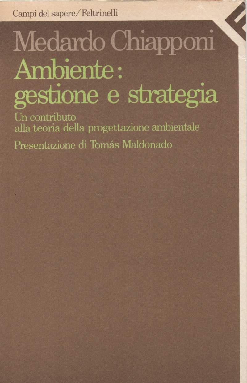 AMBIENTE : GESTIONE E STRATEGIA - un contributo alla teoria …