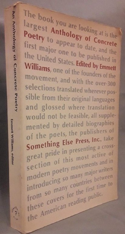 AN ANTHOLOGY OF CONCRETE POETRY(1967)
