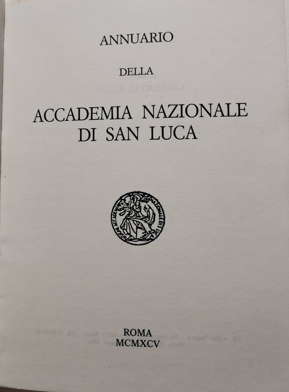 Annuario dell'Accademia Nazionale di S.Luca