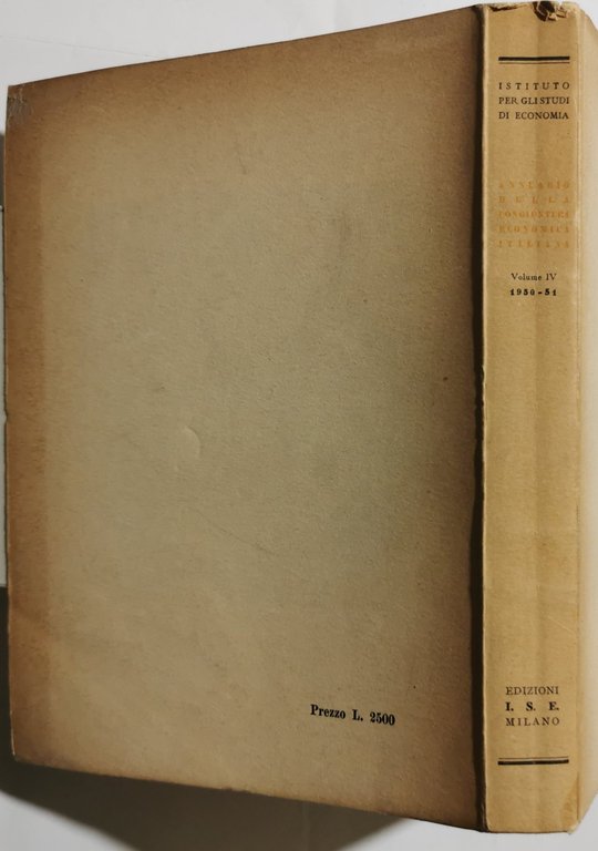 Annuario della congiuntura economica italiana Vol.IV ( 1950/1951) | Immagine Gallery 3