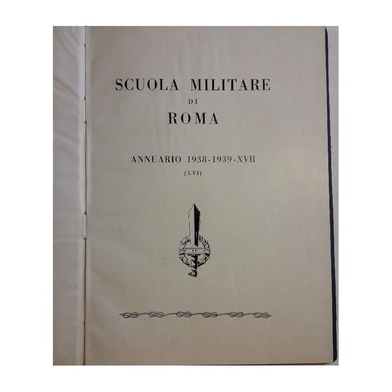 ANNUARIO SCUOLA MILITARE DI ROMA-3 VOLL.(1937)