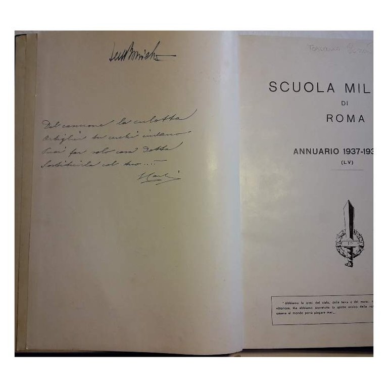 ANNUARIO SCUOLA MILITARE DI ROMA-3 VOLL.(1937)