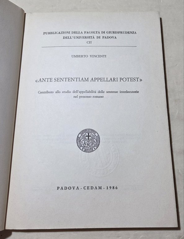 Ante sententiam appellari potest