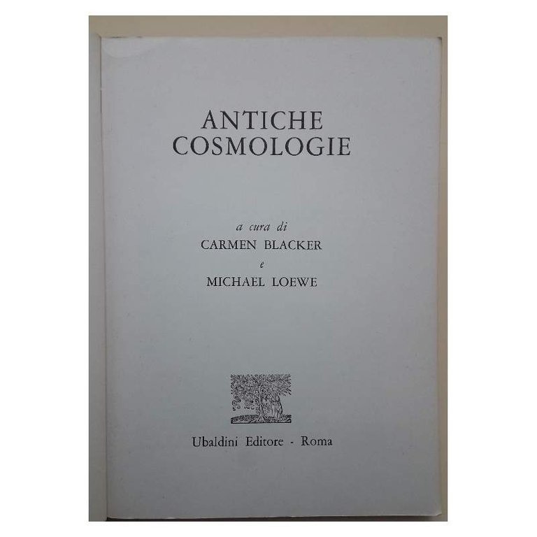 ANTICHE COSMOLOGIE(1978)