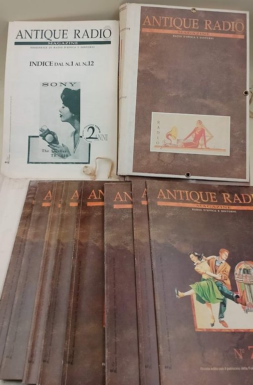 ANTIQUE RADIO-MAGAZINE-RADIO D'EPOCA E DINTORNI-14 NUMERI-(1993/96)
