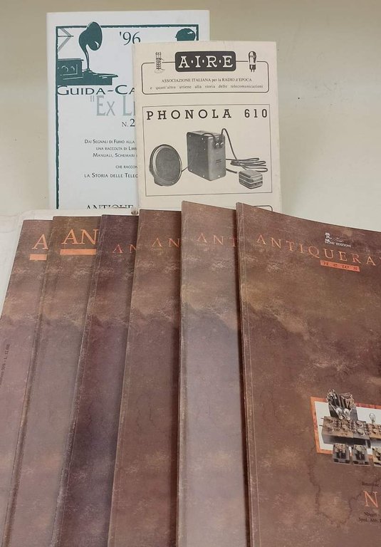 ANTIQUE RADIO-MAGAZINE-RADIO D'EPOCA E DINTORNI-14 NUMERI-(1993/96)