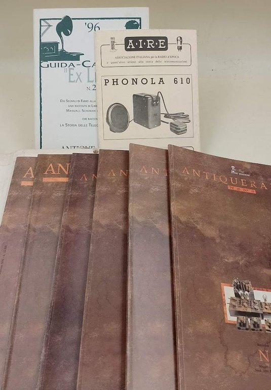 ANTIQUE RADIO-MAGAZINE-RADIO D'EPOCA E DINTORNI-14 NUMERI-(1993/96)
