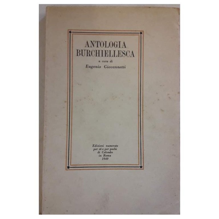 ANTOLOGIA BURCHIELLESCA( 1949) | Immagine Gallery 2