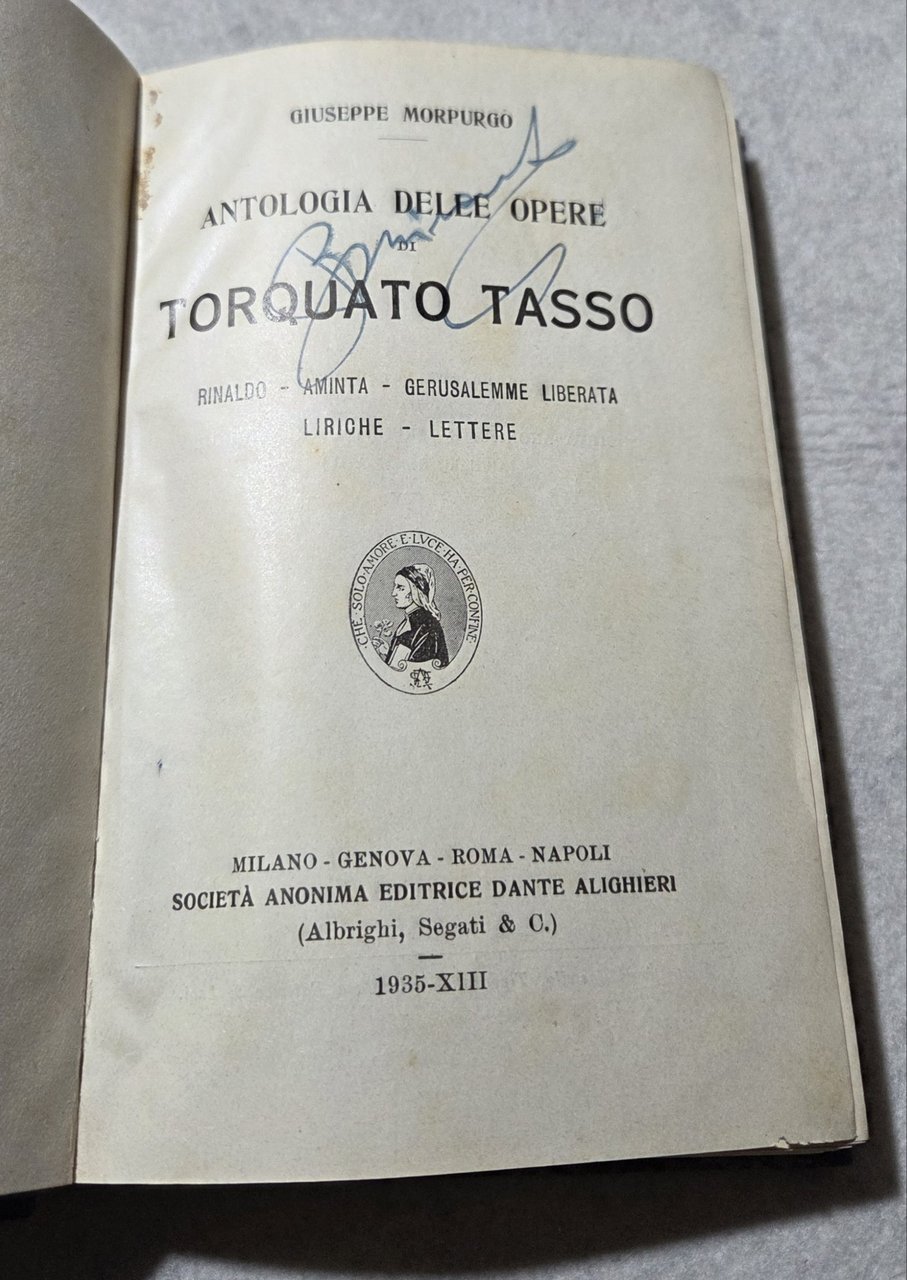 Antologia delle opere di Torquato Tasso | Immagine principale