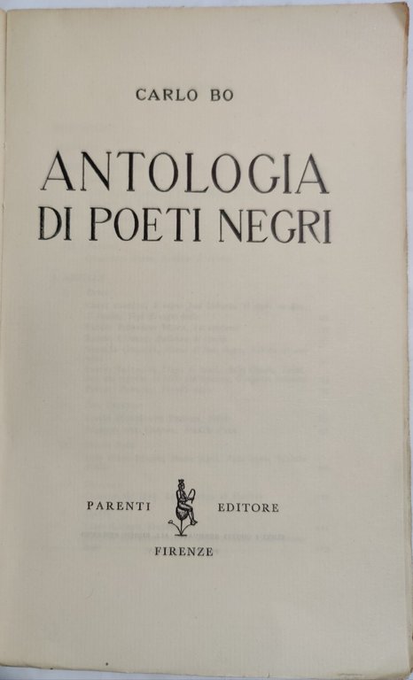 Antologia di poeti negri