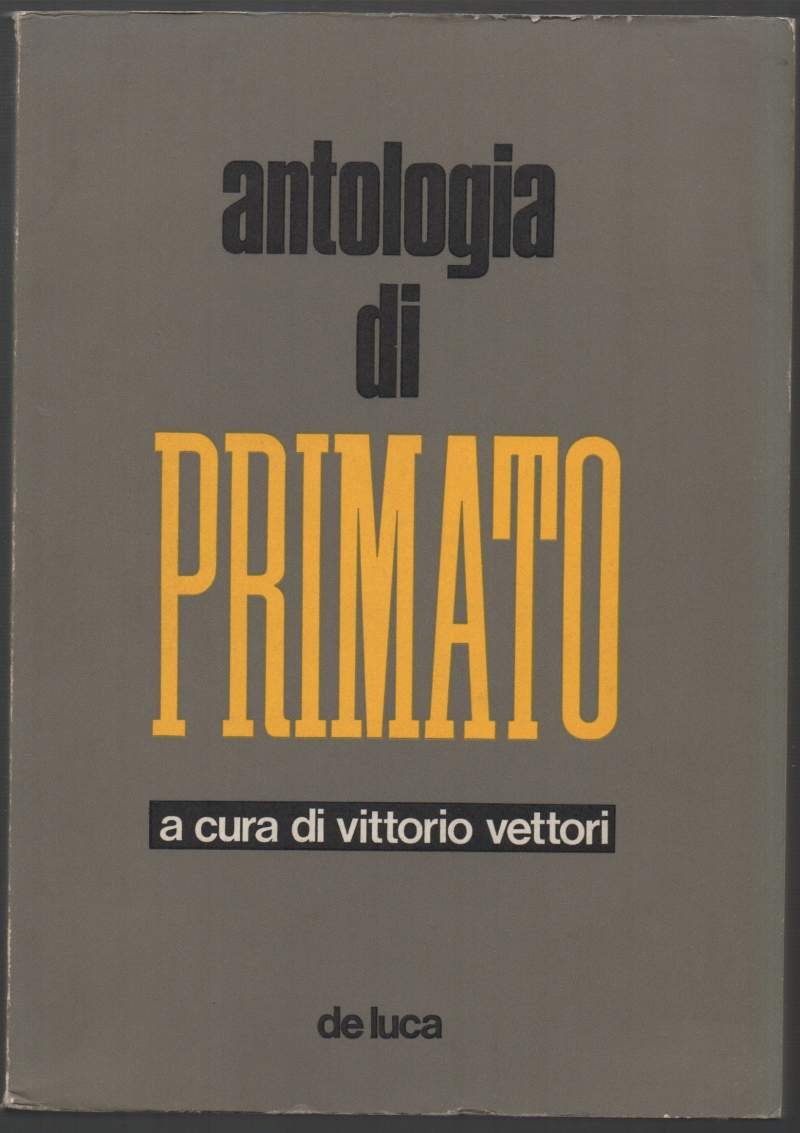 ANTOLOGIA DI PRIMATO (1968)