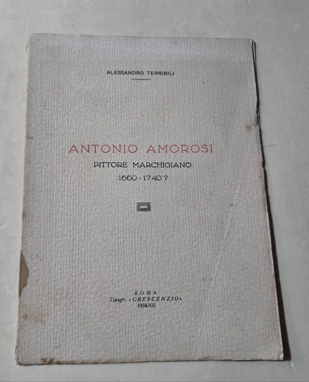 Antonio Amorosi - Pittore marchigiano 1660/1740