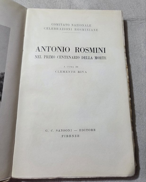 Antonio Rosmini nel primo centenario della morte | Immagine Gallery 2