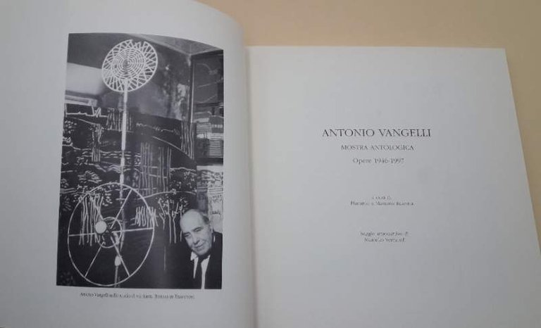 ANTONIO VANGELLI-MOSTRA ANTOLOGICA- OPERE 1946-1997( 1997)
