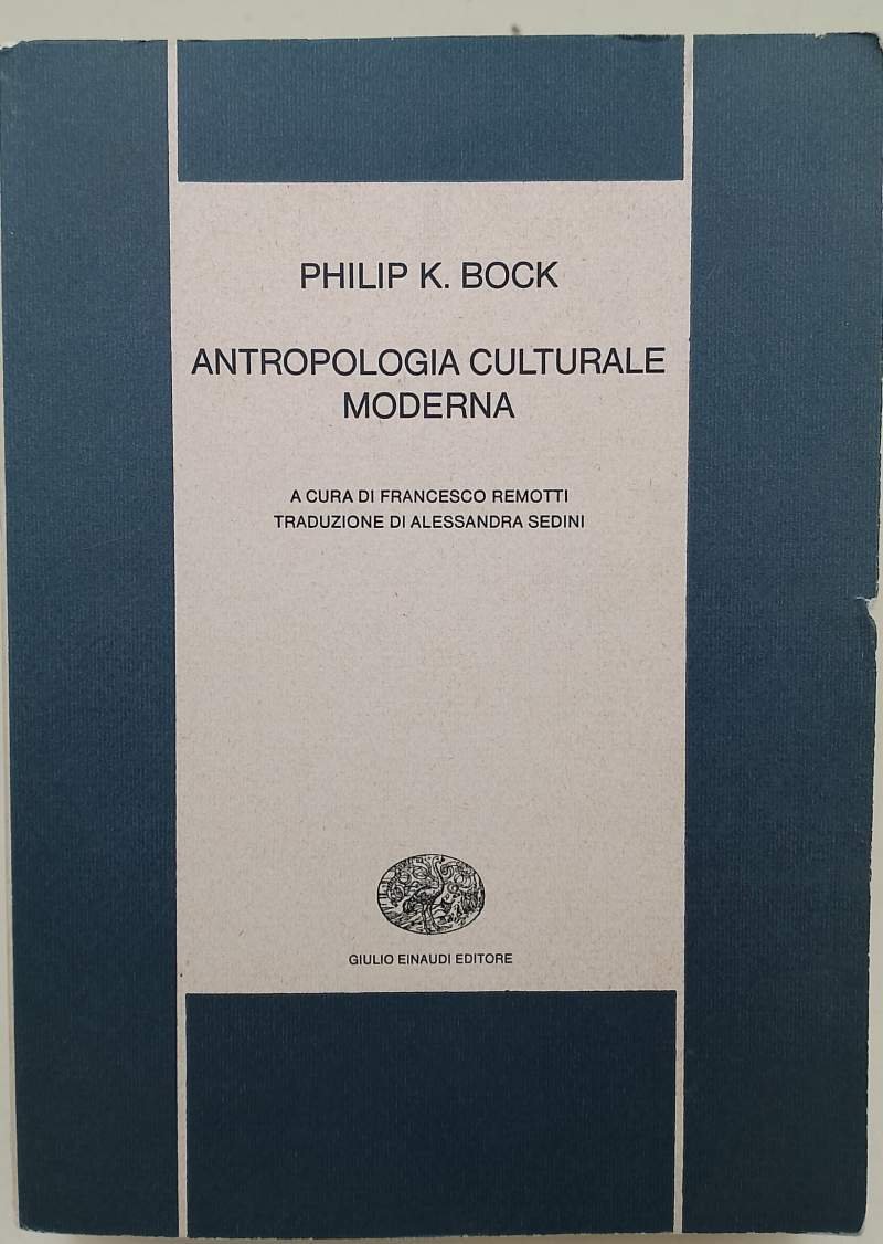 ANTROPOLOGIA CULTURALE MODERNA (1978)