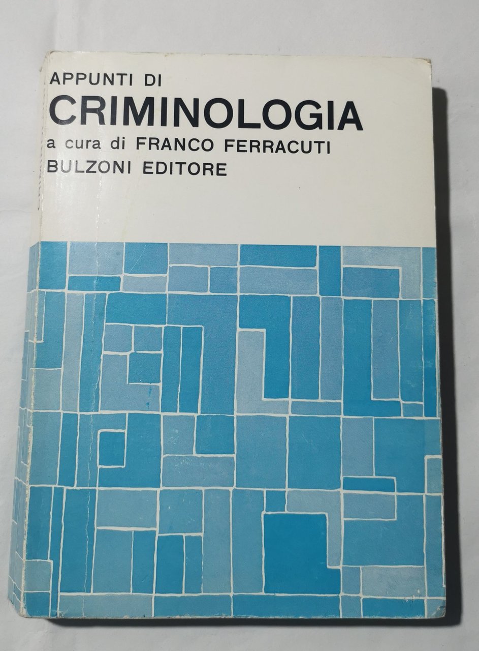 Appunti di Criminologia