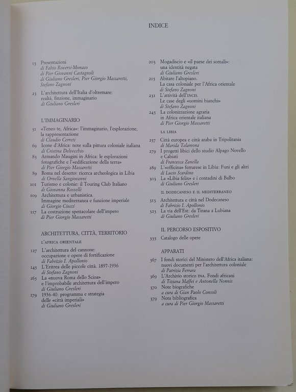 Architettura italiana d'oltremare 1870- 1940