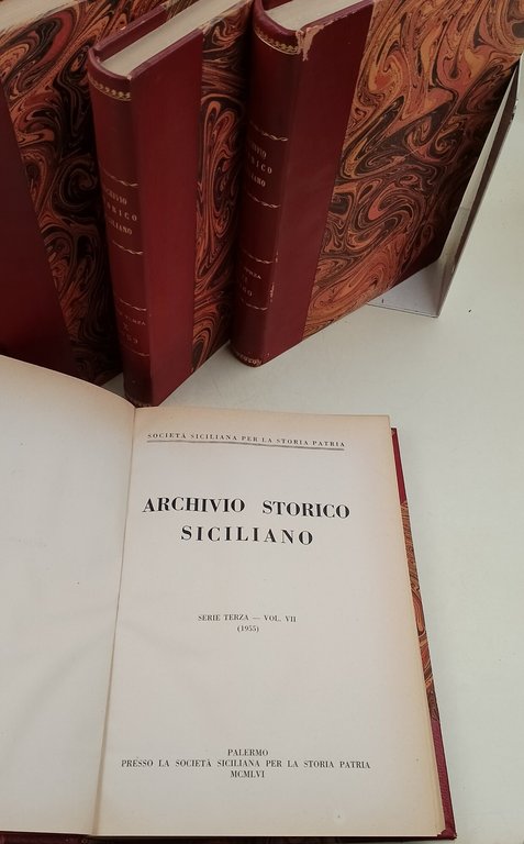 Archivio Storico Siciliano- serie III vol. VII-VIII-IX-X-XI(5 voll)