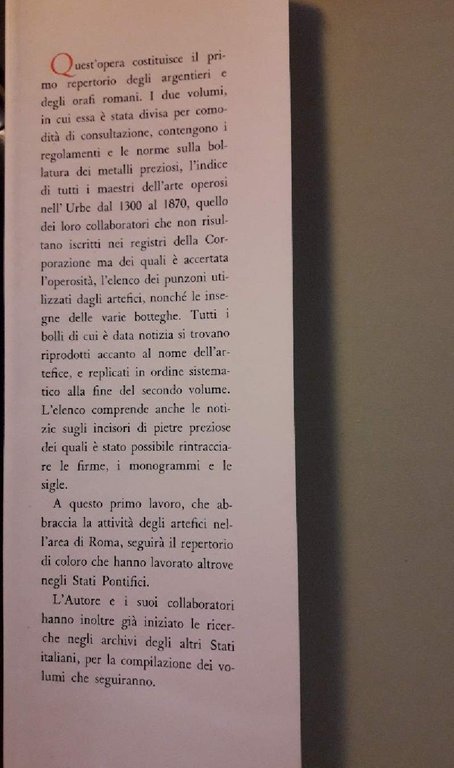 ARGENTIERI GEMMARI E ORAFI D'ITALIA-2 VOLL.(1958)